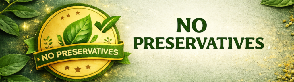 No preservative